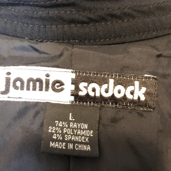 Jamie Sadock Black Jacket with Metal details Size L - Picture 12 of 14